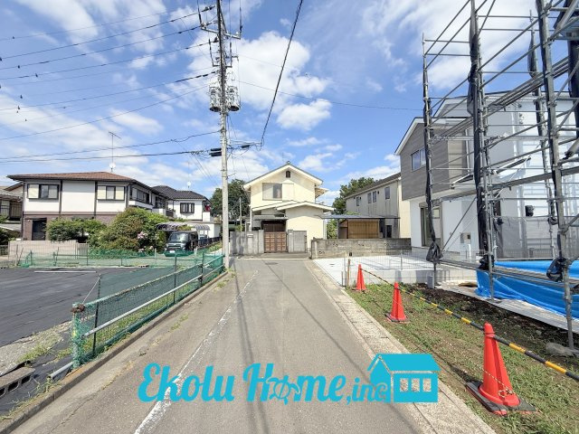 あきる野市下代継　01期　全1棟の前面道路含む現地写真|2026年6月撮影
