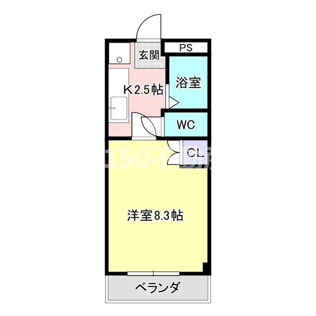 Gハイツ97の間取り