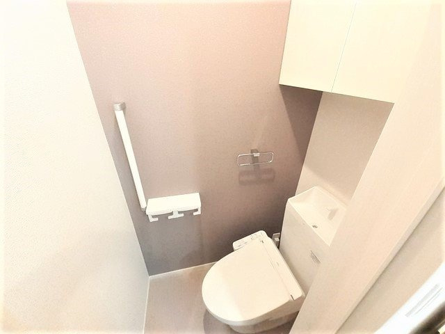 リシェス　Ｆのトイレ|トイレもきれいです