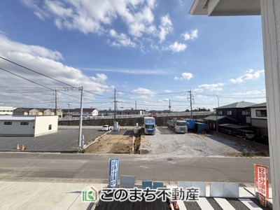 【展望】 | いろどりアイタウン栃木市平柳町3丁目22-P2　7号棟 | 2階バルコニーからの眺望です☆