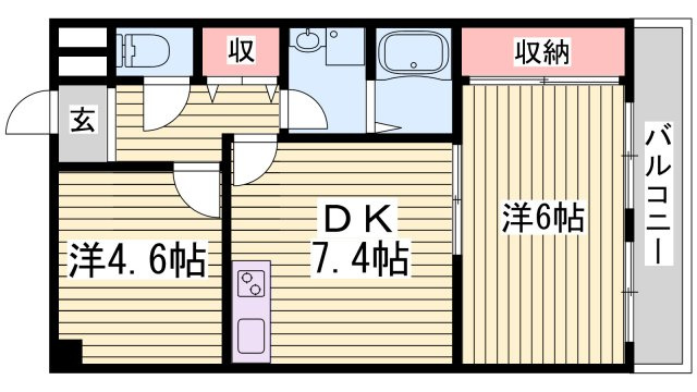 ペシュmotoshioの間取り