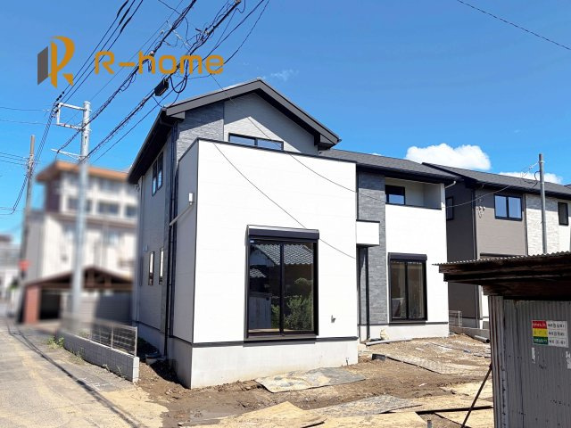 土浦市文京町1期　新築戸建て　1号棟の外観|ご予約を頂ければ、『平日』はもちろん『早朝』や『夜間』もご見学可能です♪お気軽にお申し付けください♪