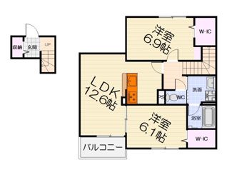 【間取り】 | シエル・ランピード 浜寺