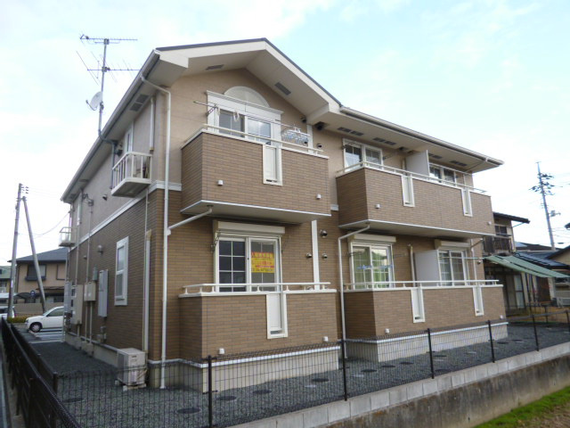 倉敷市堀南のアパートの外観