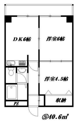 ジオナ天神橋の間取り