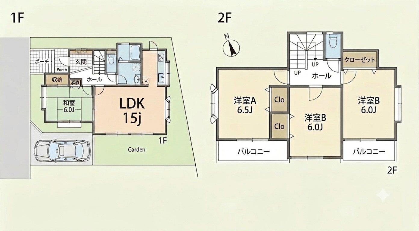 的場510中古戸建の間取り