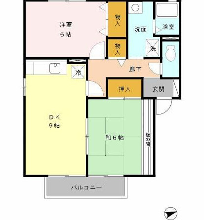 プルミエールC棟の間取り