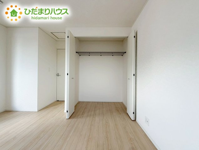 郡山市大槻町第39　新築戸建　3号棟の収納|クローゼットタイプの収納は荷物がどこにあるかすぐに見つかります！