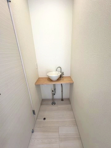 川口市柳崎　中古戸建の洗面所|2階洗面