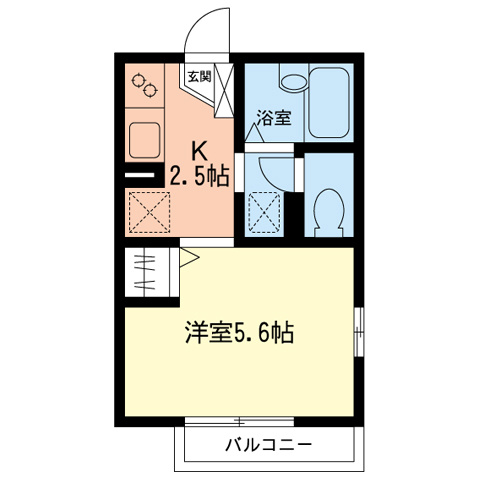 ヒルトップUの間取り