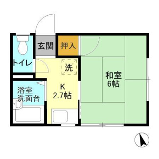 【間取り】 | 福志荘B