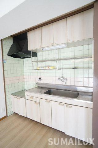 熊本市中央区萩原町の賃貸マンションのキッチン
