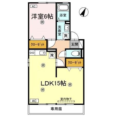 コーポセジュール　C棟の間取り