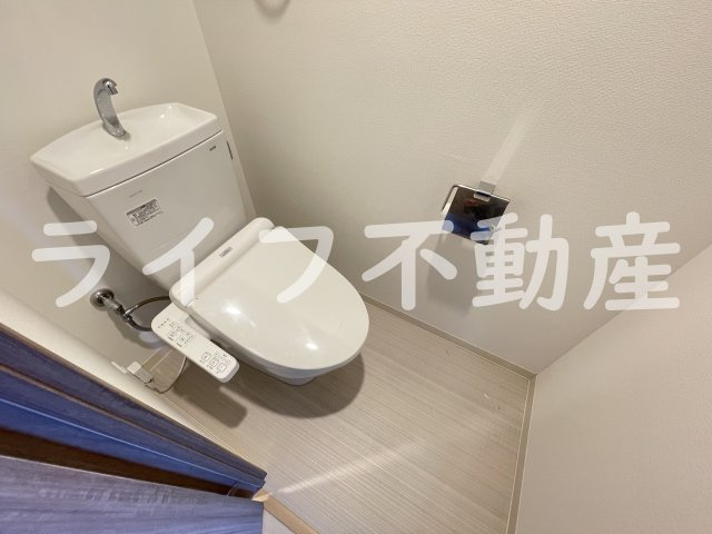 BO BEDRE MIKURIYAのトイレ|ゆったりとした空間のトイレです
