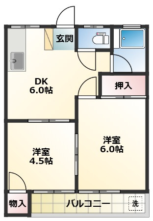 カーサ・キシの間取り
