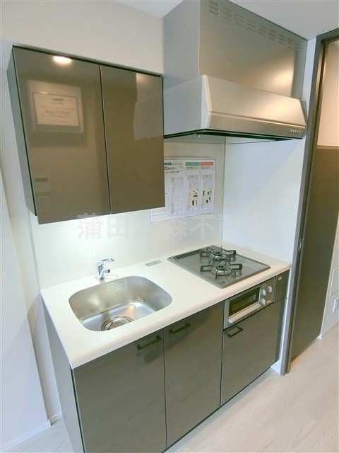 レジディア蒲田プレイスのキッチン|2口ガスグリル付システムキッチン