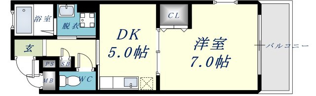 メゾンれもんの木の間取り