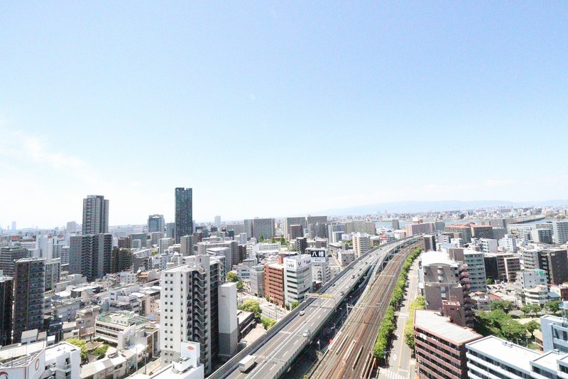 シエリアタワー大阪福島　上福島小学校区のバルコニー|バルコニー