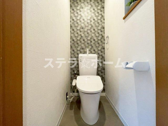十三東4 中古戸建のトイレ|シンプルで使いやすいトイレです
