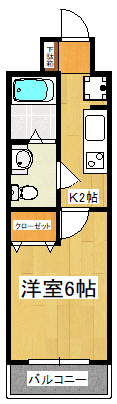 レジディア西船橋の間取り