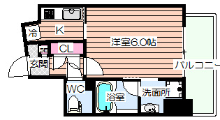 【間取り】 | Luce Shinfukushima（ルーチェ新福島）