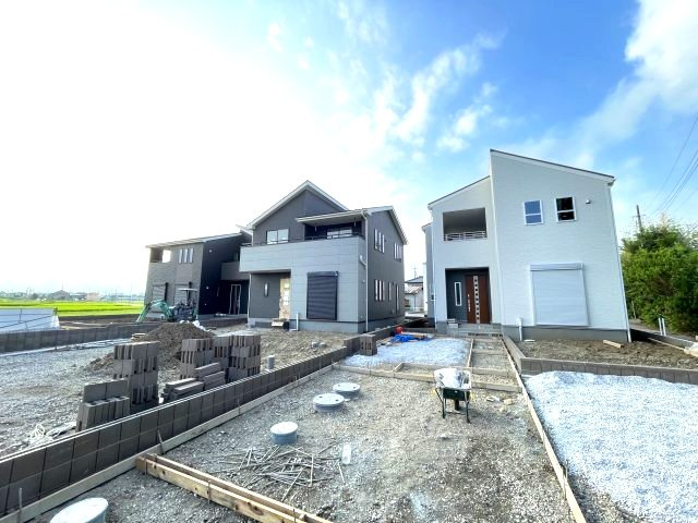 藤岡市下戸塚（全5棟）4号棟の外観パース|外観パースです
