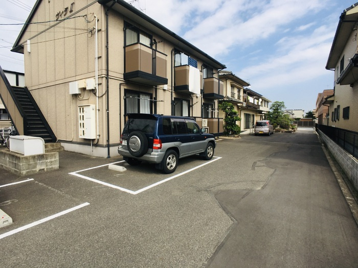 ヴィラⅡの駐車場