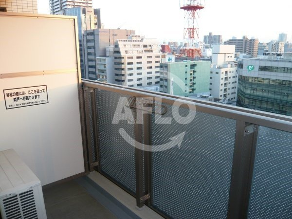ブランクレール谷町のバルコニー|ブランクレール谷町　バルコニー