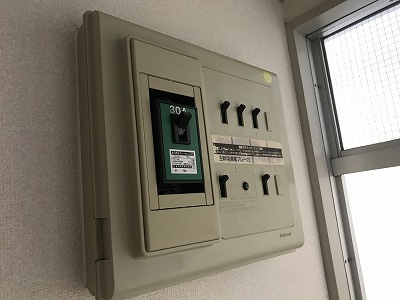 ブレーカーはアンペア数を変えられます♪