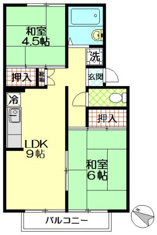 南西向き最上階の２階角部屋２面採光で陽当り眺望通風良好です♪