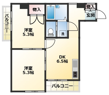 冨士ビルの間取り