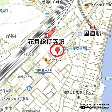 【地図】City Lux Tsurumi 