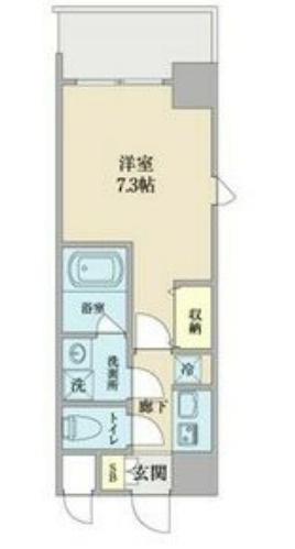 プロシード深江橋の間取り
