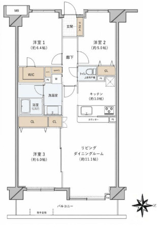 コスモ西大島グランステージ 東棟