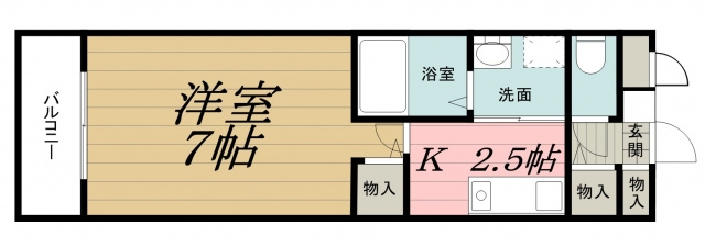 セモア中山の間取り