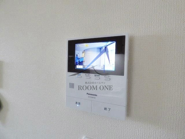 アベニールボナールのセキュリティ|モニター付きインターホンです。
