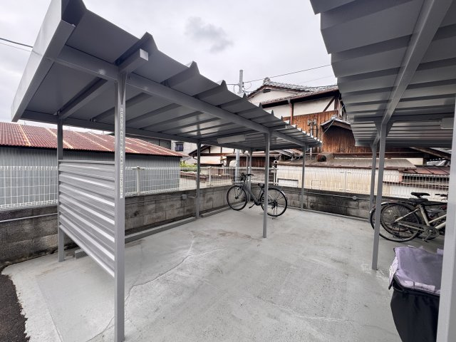 エクセル山崎のその他共用部分|駐輪場