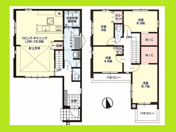 名古屋市南区赤坪町の新築一戸建の間取り|◇間取図◇