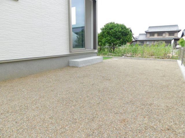 稲沢市井之口本町の新築一戸建の庭|◇庭◇　　ＢＢＱや家庭菜園などが楽しめます♪