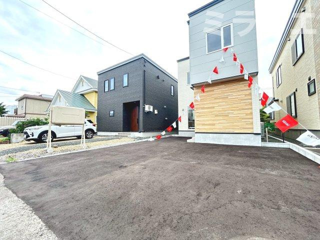 【新築戸建】札幌市東区北38条東17丁目2棟の駐車場|駐車3台可