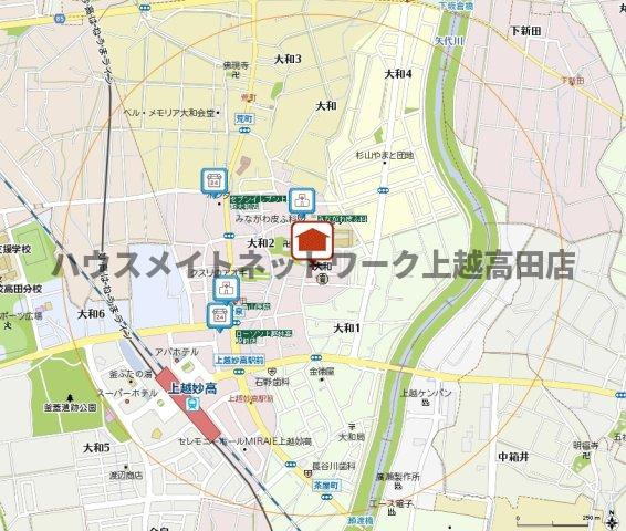 サンハイムヤマトⅠの地図|位置図