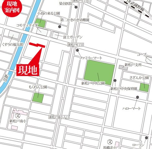 サンライトパストラル弐番街D棟の地図