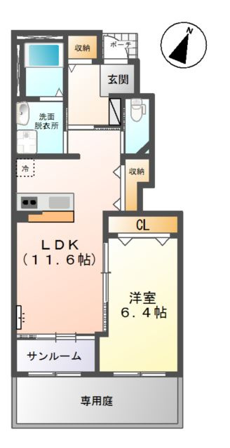 カーサ　アマティの間取り