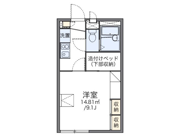 レオパレスシェリーの間取り