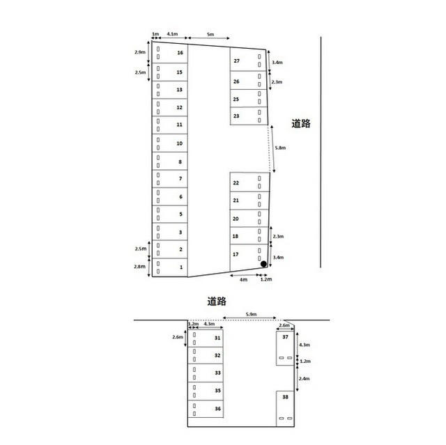 羽島市江吉良町の駐車場のその他