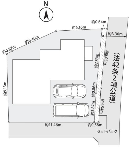 横浜市金沢区釜利谷東７丁目の新築一戸建の区画図|限定1棟の販売です！
お気軽にお問合せ下さい！