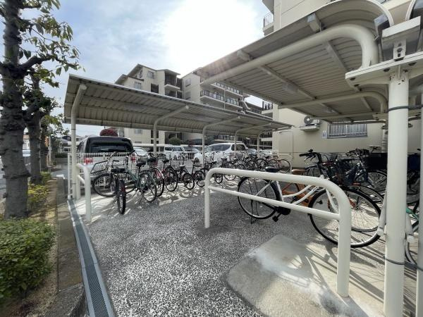 【その他共用部分】 | 堺東グリーンハイツ | ゆとりのある駐輪場・バイク置場になってます！