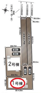 【区画図】 | クレイドルガーデン姫路市網干区新在家第５ | 区画図