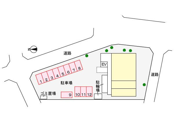 ラ　レジーナ　グランデの駐車場