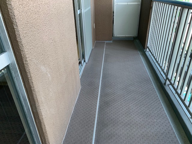 奥野マンションのバルコニー